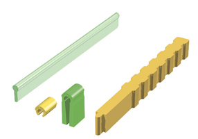 PRECI-HORIX STD SATZ (2 KU-Stege, 6 gelbe Reiter, 6 Platzhalter, 1 gelber Eindrückstift)