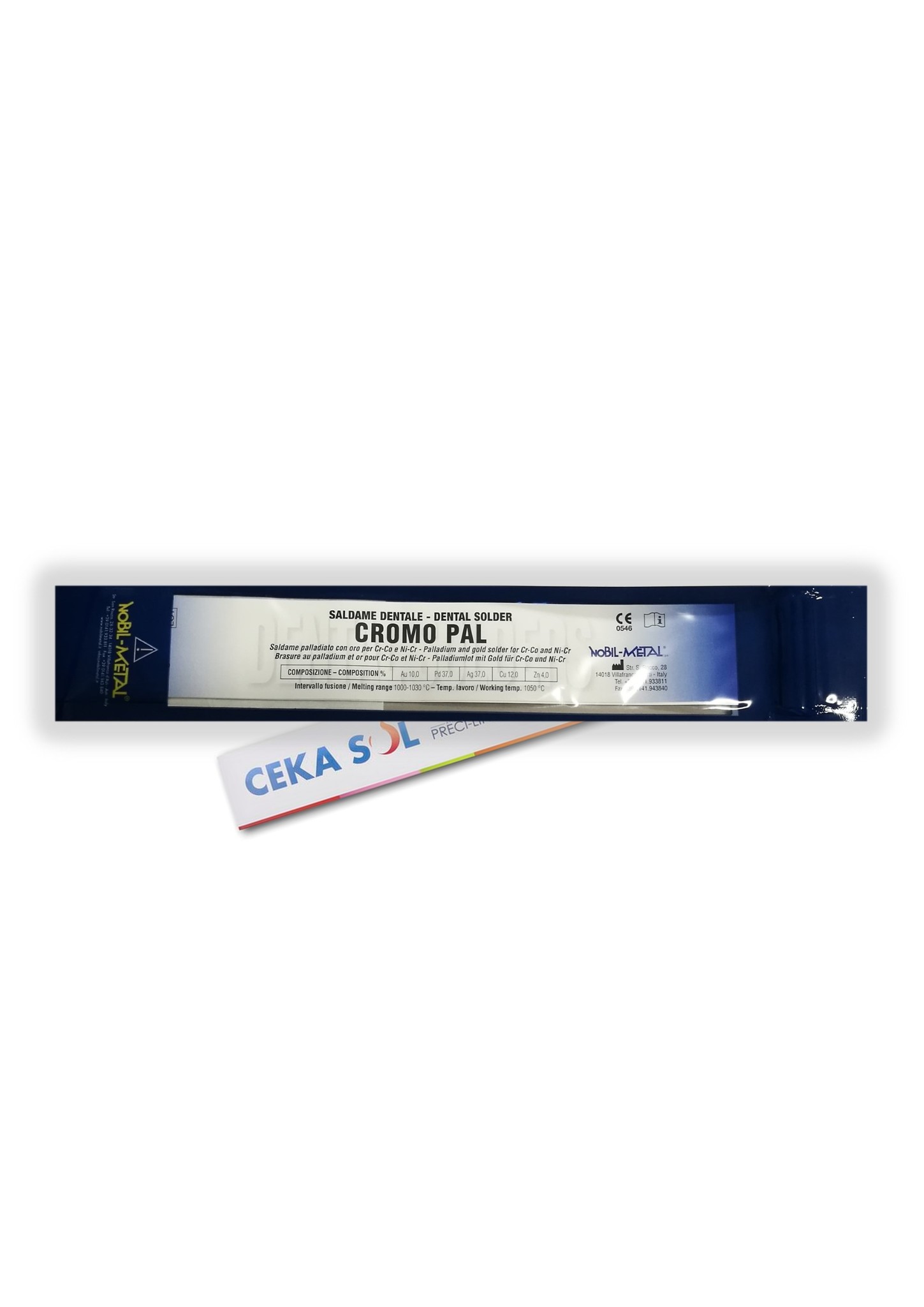 CROMOPAL / CS-CR (CS23) 1000-1030°, Lot mit Flussmittel (2 Stangen/Packung)
