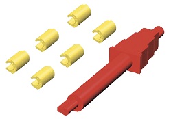 PRECI-VERTIX P CAD-CAM (6 gelbe Matrizen, 1 roter Eindrückstift)