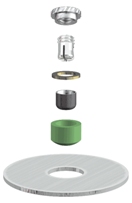 CEKA REVAX M2 Att., axial, TITANAX / KUNSTSTOFF (1 Stück)