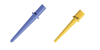 PRECI-POST M-ABDRUCKSTIFT GELB/BLAU / Praxis, Kombipackung (50/50 Stück)