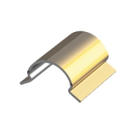 PRECI-HORIX GEHÄUSE, INOX mit goldgelber Titan-Nitrat-Schicht